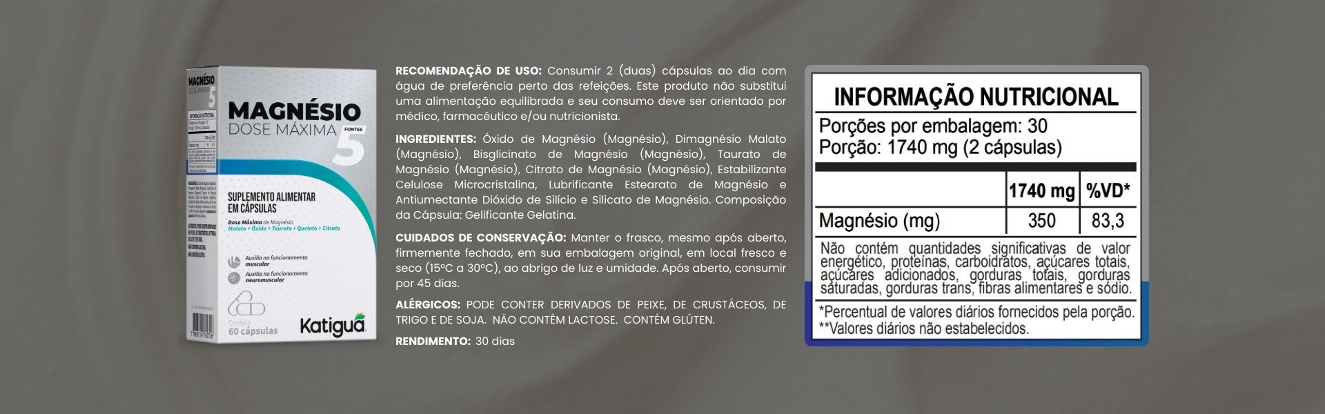 Tabela Nutricional