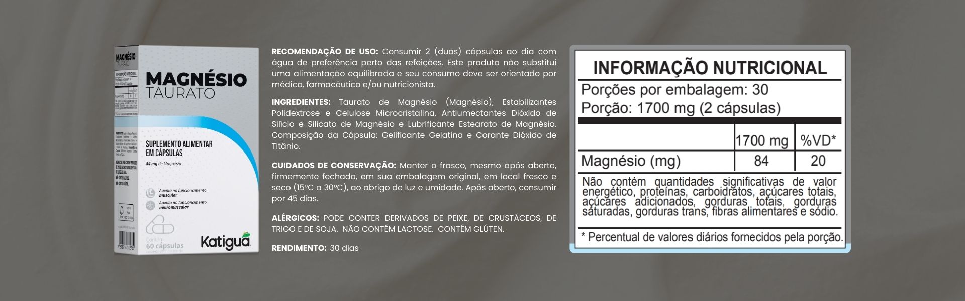 Tabela Nutricional