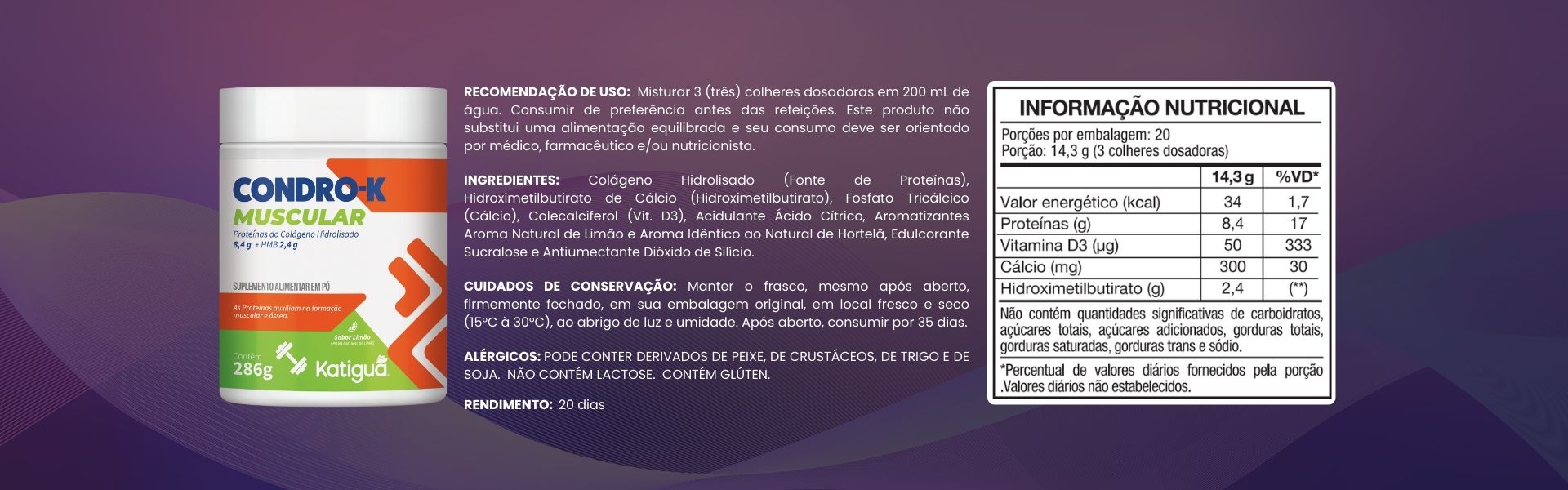 Tabela Nutricional