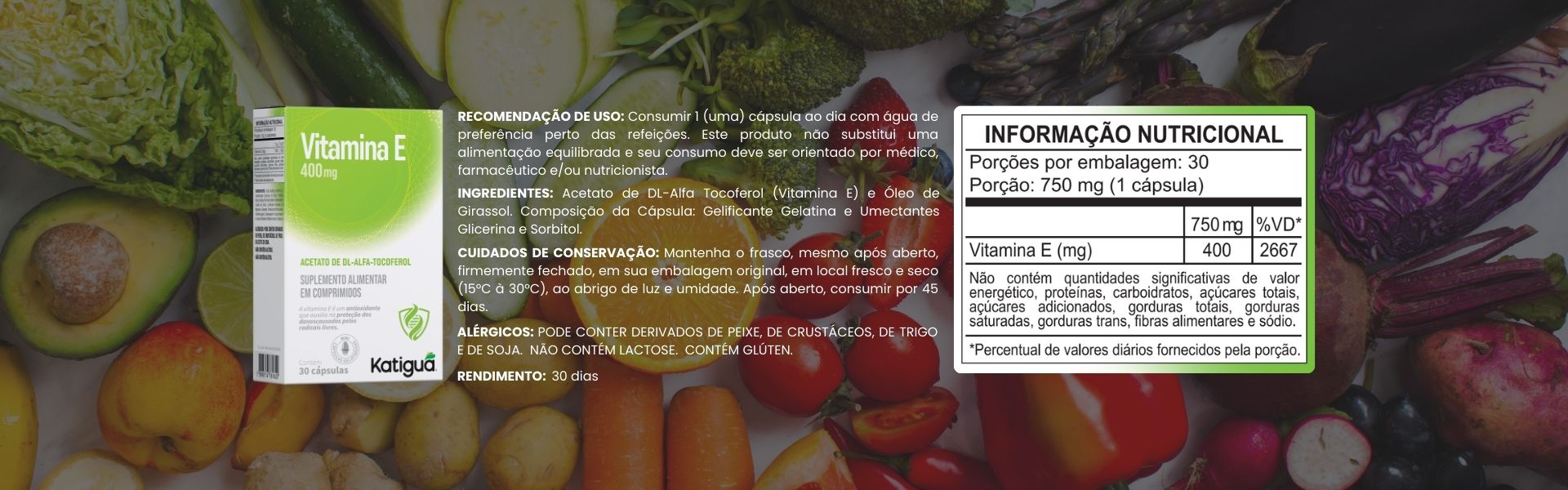 Tabela Nutricional
